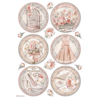 STAMPERIA DECOUPAGE RICE PAPER A4 - DFSA4696