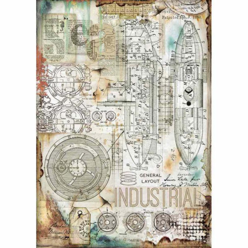 STAMPERIA DECOUPAGE RICE PAPER A4 - DFSA4433
