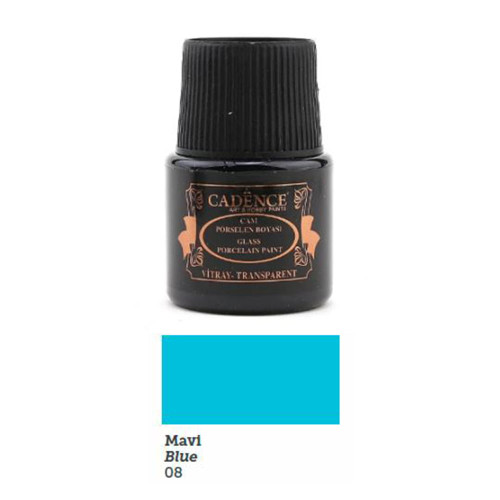 CADENCE STAINED GLASS PAINT 45 ML - BLUE 08