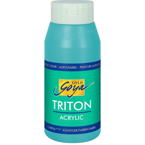 SOLO GOYA ACRYLIC PAINT TRITON 750 ML. - TURQUOISE BLUE