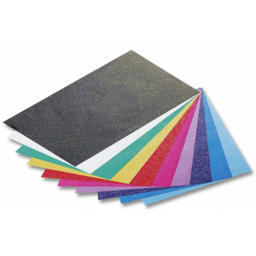 FOLIA ГЛИТЕР ХАРТИЯ 23/33 СМ 70 ГР 10 Л АСОРТИ