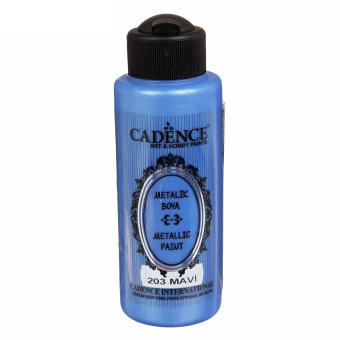 CADENCE АКРИЛНА БОЯ МЕТАЛИК 120 МЛ. - BLUE 203