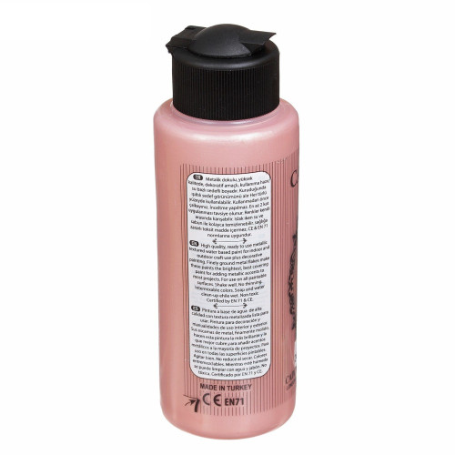 CADENCE АКРИЛНА БОЯ МЕТАЛИК 120 МЛ. - POWDER PINK 240
