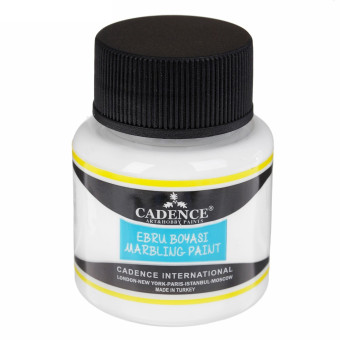 CADENCE БОЯ С МРАМОРЕН ЕФЕКТ EBRU 45 МЛ. - WHITE 862