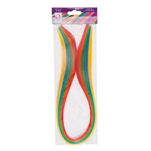 DOCRAFTS QUILLING STRIPS 100PCS - QCR 873104