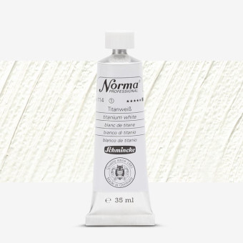 SCHMINCKE МАСЛЕНА БОЯ NORMA PROFESSIONAL 35 ML TITANIUM WHITE