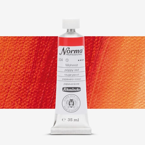 SCHMINCKE МАСЛЕНА БОЯ NORMA PROFESSIONAL 35 ML POPPY RED