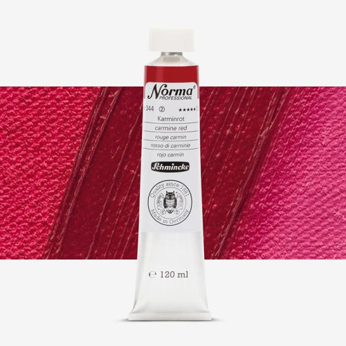 SCHMINCKE OIL PAINT NORMA PROFESSIONAL 120 ML CARMINE RED