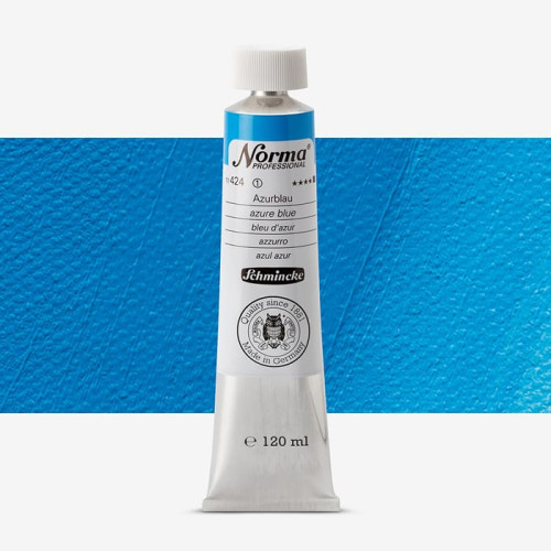 SCHMINCKE OIL PAINT NORMA PROFESSIONAL 120 ML AZURE BLUE