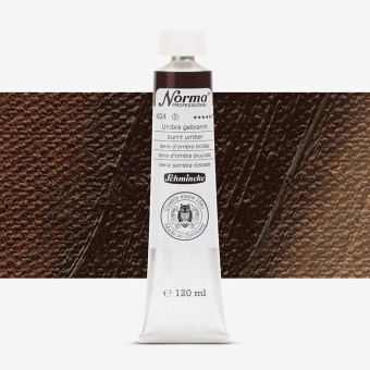 SCHMINCKE OIL PAINT NORMA PROFESSIONAL 120 ML BURNT UMBER