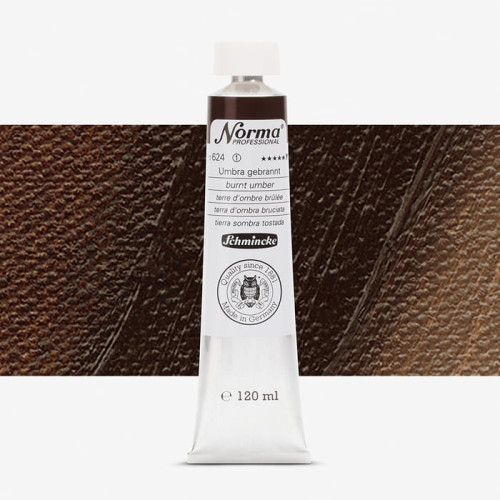 SCHMINCKE OIL PAINT NORMA PROFESSIONAL 120 ML BURNT UMBER