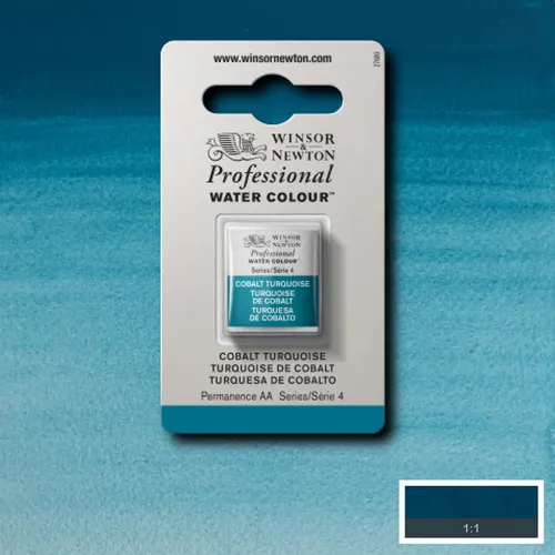 W&N АКВАРЕЛНА БОЯ PROFESSIONAL H/PAN - COBALT TURQUOISE