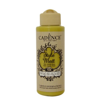 CADENCE АКРИЛНА БОЯ STYLE MATT 120 МЛ. - YELLOW GREEN 9045