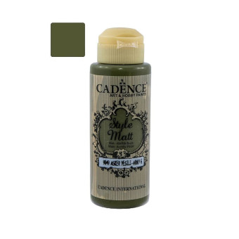 CADENCE АКРИЛНА БОЯ STYLE MATT 120 МЛ. - ARMY GREEN 9049