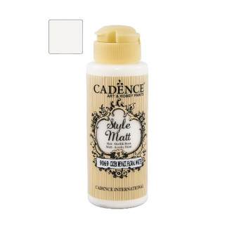 CADENCE АКРИЛНА БОЯ STYLE MATT 120 МЛ. - FLORAL WHITE 9069