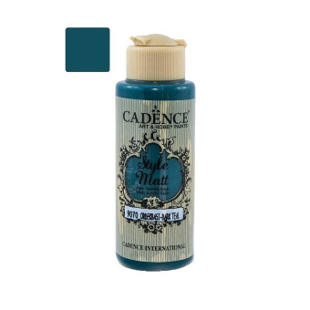 CADENCE АКРИЛНА БОЯ STYLE MATT 120 МЛ. - DARK TEAL 9070
