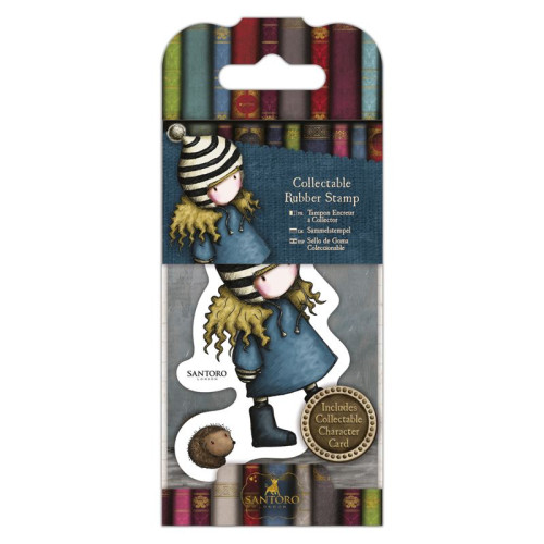 SANTORO ГУМЕН ПЕЧАТ THE FRIENDLY HEDGEHOD - GOR 907415