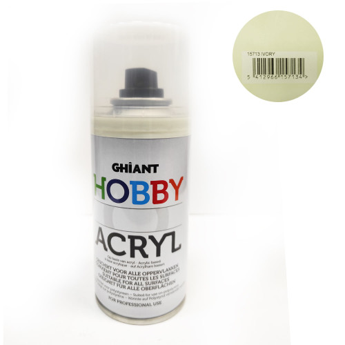 GHIANT АКРИЛНА БОЯ СПРЕЙ 150 МЛ - IVORY 15713
