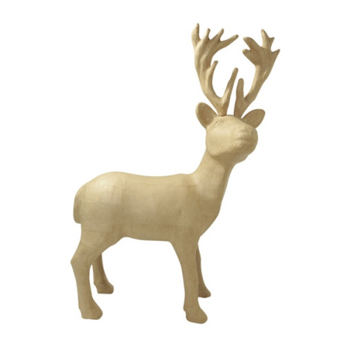 DECOPATCH DEER MADE OF PAPER MACHE - LA014C
