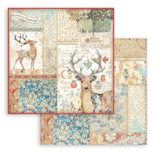 STAMPERIA CHRISTMAS ДИЗАЙНЕРСКИ КАРТОН 30,5/30,5 СМ - SBB941