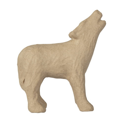 DECOPATCH WOLF FROM PAPER MACHE - SA221C