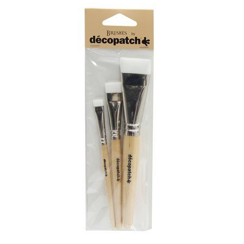DECOPATCH ЧЕТКИ СИНТЕТИКА КОМПЛЕКТ - PACK3PC