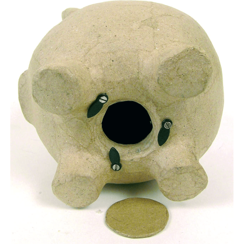 DECOPATCH PIGGY BANK MADE OF PAPER MACHE AC764C
