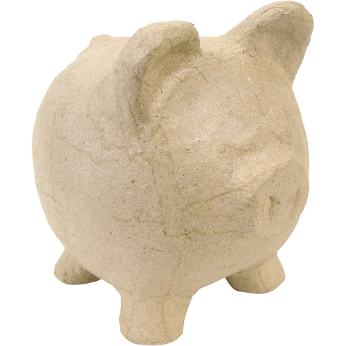 DECOPATCH PIGGY BANK MADE OF PAPER MACHE AC764C