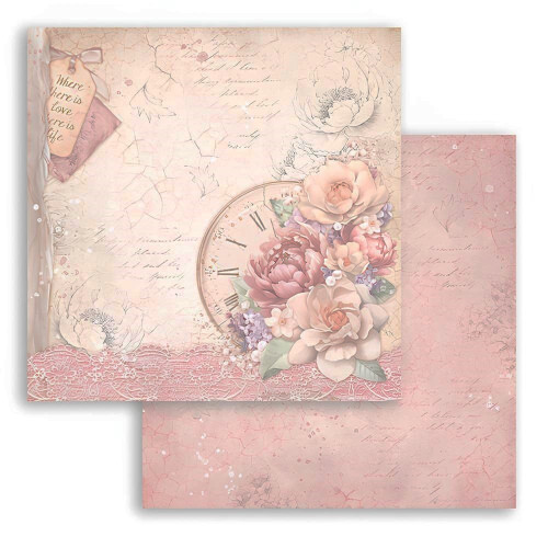 STAMPERIA ROMANCE FOREVER BLOCK 20.3/20.3 CM - SBBS96