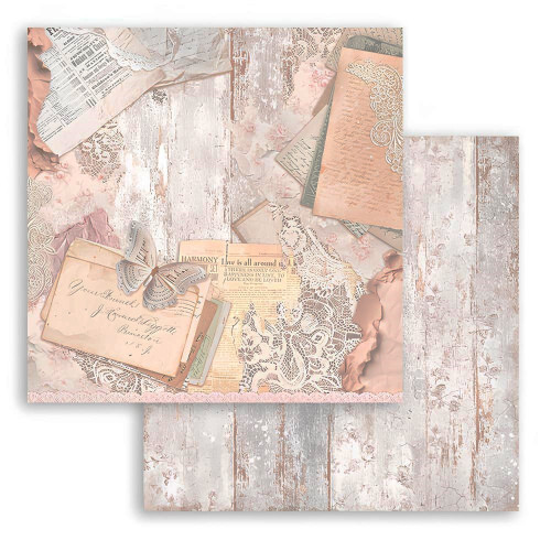 STAMPERIA ROMANCE FOREVER BLOCK 20.3/20.3 CM - SBBS96