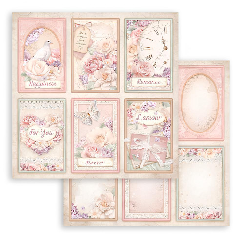 STAMPERIA ROMANCE FOREVER BLOCK 20.3/20.3 CM - SBBS96