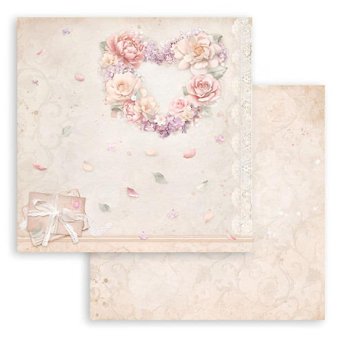 STAMPERIA ROMANCE FOREVER BLOCK 20.3/20.3 CM - SBBS96