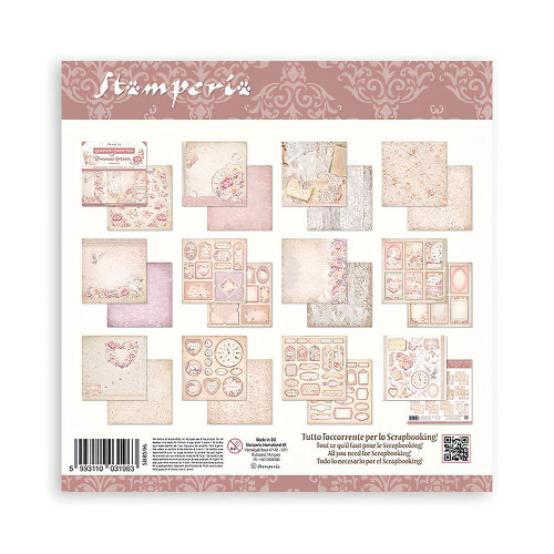 STAMPERIA ROMANCE FOREVER BLOCK 20.3/20.3 CM - SBBS96