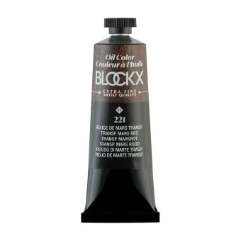 BLOCKX МАСЛЕНА БОЯ TRANSPARENT MARS RED 35ML 213221BXC