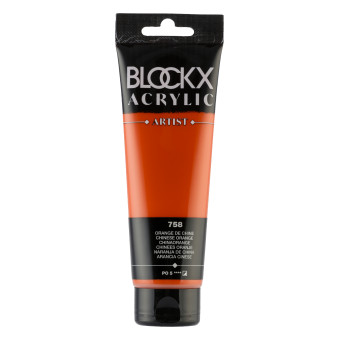 BLOCKX АКРИЛНА БОЯ CHINESE ORANGE 120ML 60758BXC
