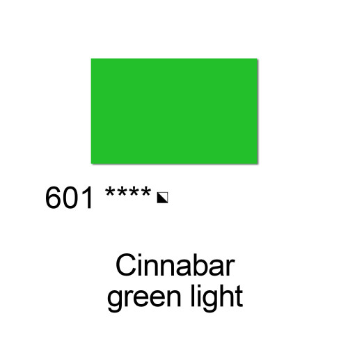 VINCENT OIL PAINT 50 ML. - BRIGHT GREEN CINNABAR 601