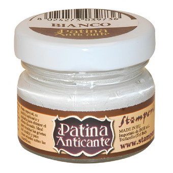 STAMPERIA ANTIQUE PATINA 20 ML - ANTIQUE PATINA WHITE