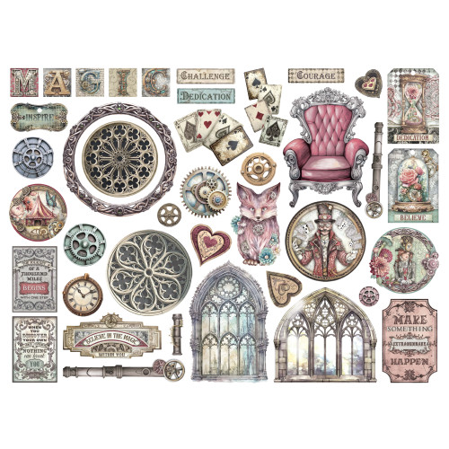 STAMPERIA MASTER OF MAGIC DIE CUTS DFLDC112