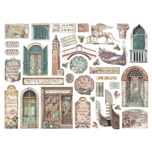 STAMPERIA VENICE DIE CUTS DFLDC117