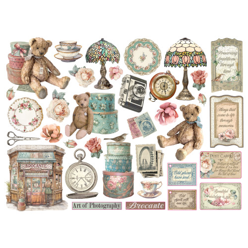 STAMPERIA BROCANTE DIE CUTS DFLDC94