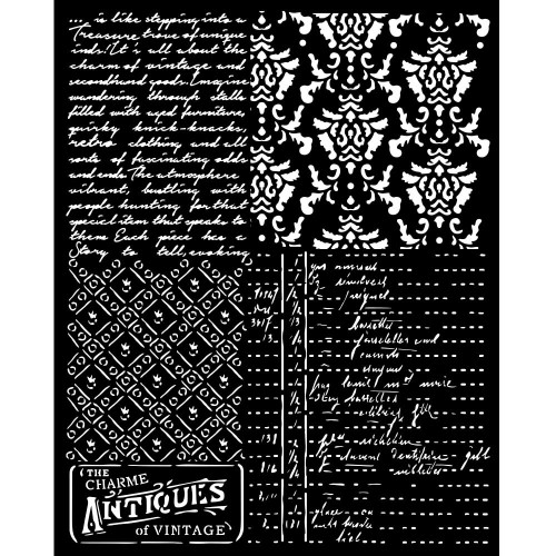 STAMPERIA BROCANTE STENCIL 20Х25 СМ-KSTD160