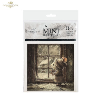 ITD COLLECTION MINI RICE PAPER К-КТ 6БР 14.8X14.8CM - RSM188