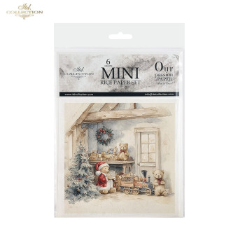 ITD COLLECTION MINI RICE PAPER К-КТ 6БР 14.8X14.8CM - RSM193