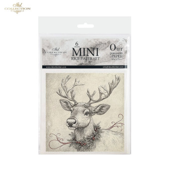 ITD COLLECTION MINI RICE PAPER К-КТ 6БР 14.8X14.8CM - RSM196