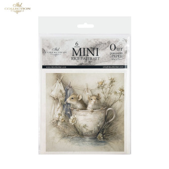 ITD COLLECTION MINI RICE PAPER К-КТ 6БР 14.8X14.8CM - RSM235