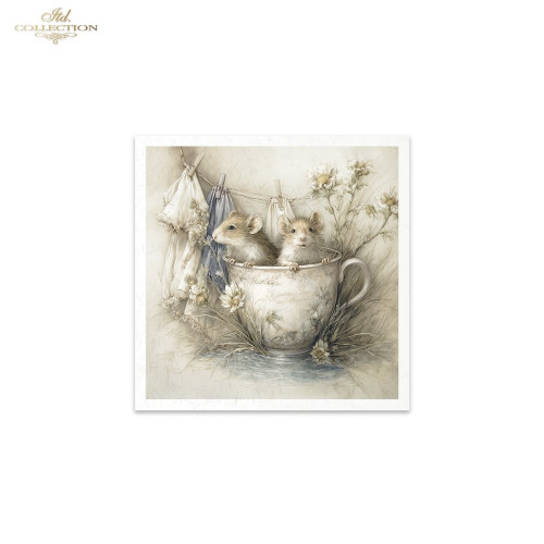 ITD COLLECTION MINI RICE PAPER К-КТ 6БР 14.8X14.8CM - RSM235