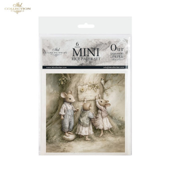 ITD COLLECTION MINI RICE PAPER К-КТ 6БР 14.8X14.8CM - RSM237