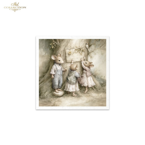 ITD COLLECTION MINI RICE PAPER К-КТ 6БР 14.8X14.8CM - RSM237