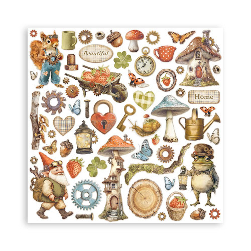 STAMPERIA HIDDEN GROVE БЛОКЧЕ ХАРТИЯ 30,5/30,5СМ - SBBL168