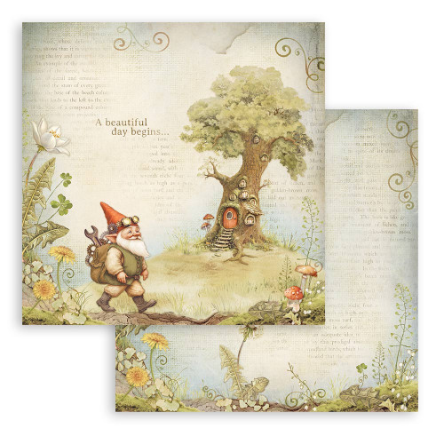 STAMPERIA HIDDEN GROVE БЛОКЧЕ ХАРТИЯ 30,5/30,5СМ - SBBL168